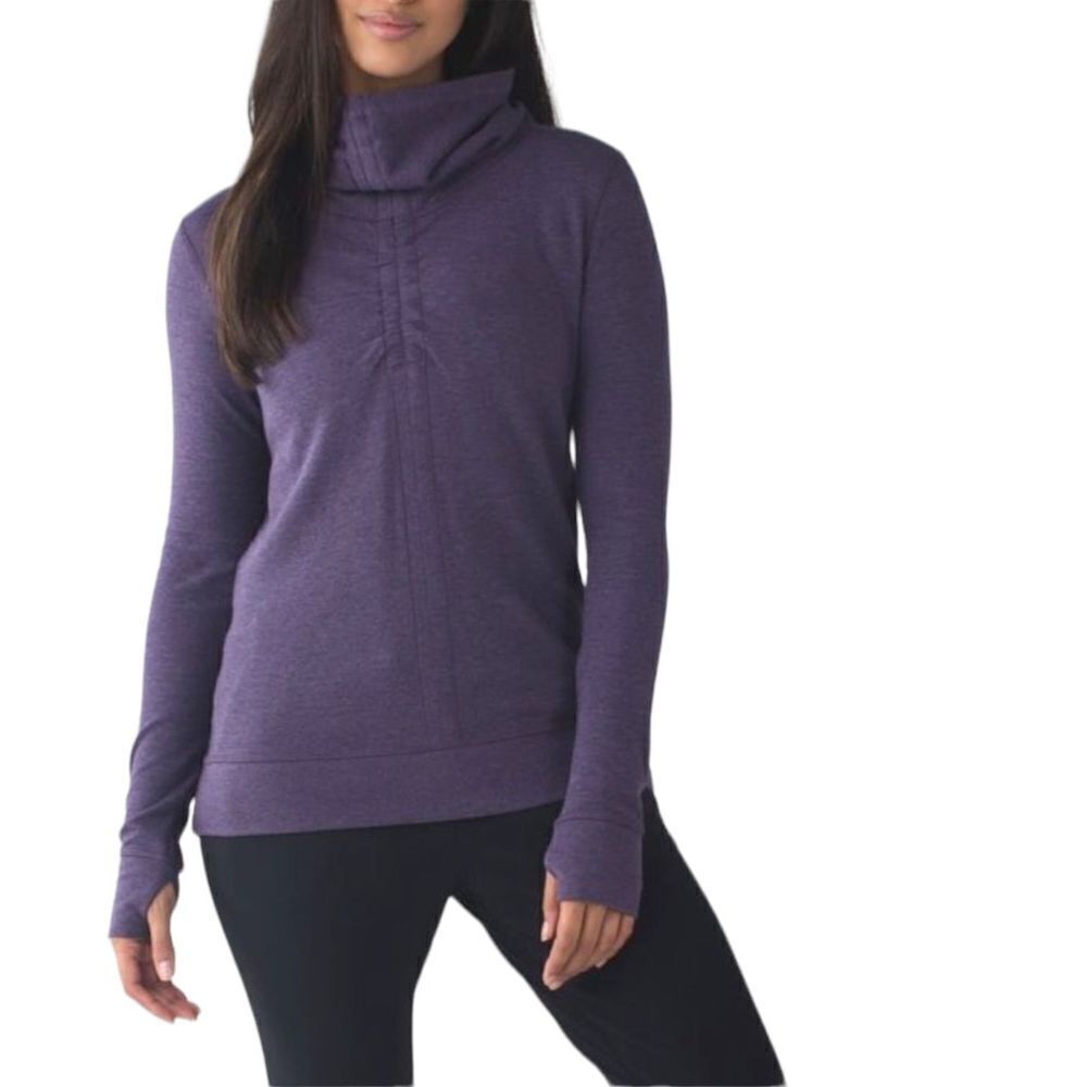 Lululemon In a Cinch Reversible Pullover Purple Top - Picture 1 of 14